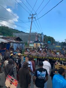 Aksi Solidaritas Maybrat di Manokwari Dihadang Aparat